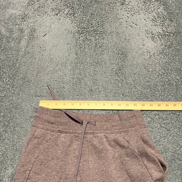 Lululemon Scuba High Rise Jogger Pants Womens 4 W5DD3S Heathered Pink Fleece - Picture 7 of 9